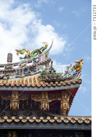 関帝廟の北京瑠璃瓦 7312733