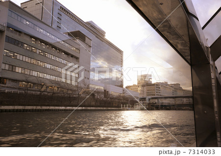 天満橋付近の大川 7314033