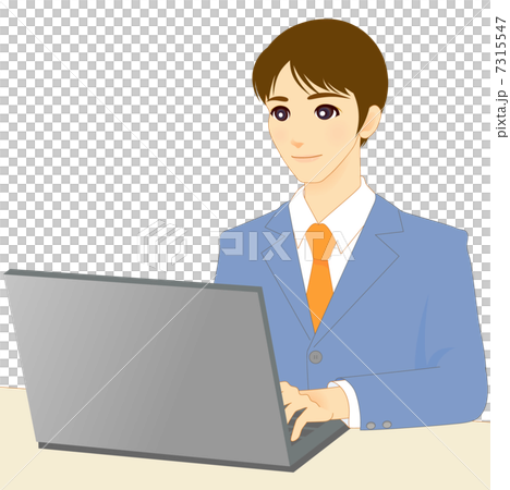 パソコンを操作する男性 7315547