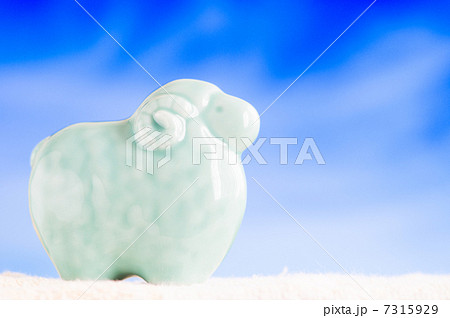 置物　干支　ひつじ 7315929