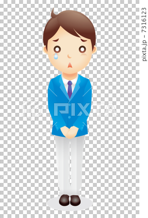 Business man (light blue) Illustration 7316123