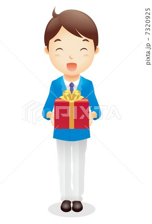 ビジネス男性(水色)イラスト ビジネス男性(水色)イラスト 7320925