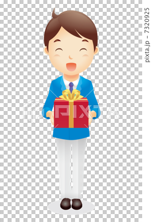 Business man (light blue) Illustration Business man (light blue) Illustration 7320925