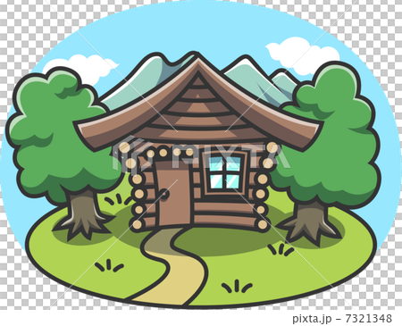山の中のログハウス 山の中のログハウス 7321348