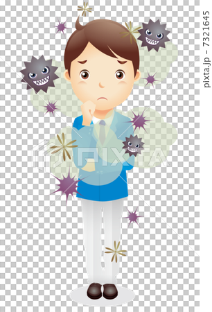 Business man (light blue) Illustration 7321645