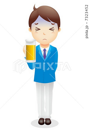 ビジネス男性（水色）イラスト 7323452