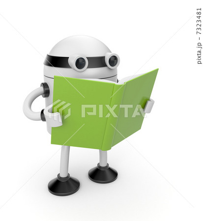 Robot read the book Robot read the book 7323481