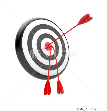Target with arrows 7323502