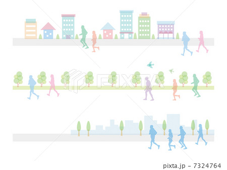 マラソン　ランナー 7324764