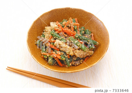 美味しいいんげんの胡麻あえ 美味しいいんげんの胡麻あえ 7333646