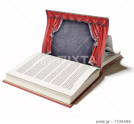 Theater stage as a book 7336488