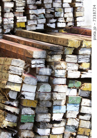 角材の断面 角材の断面 7338734