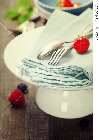 Table Setting with fresh berries Table Setting with fresh berries 7340727