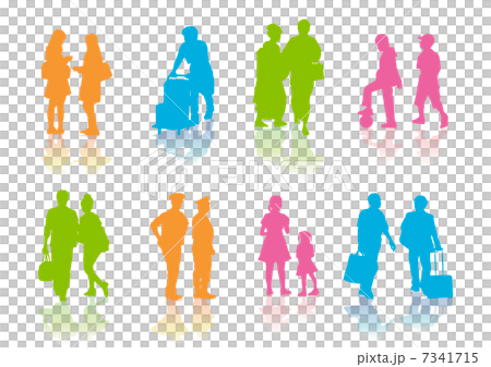 人物剪影 人物剪影 7341715