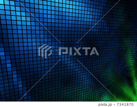 Blue and green lights mosaic 7341870