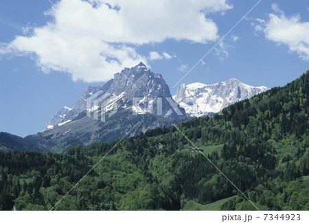 アルプスの峰 7344923