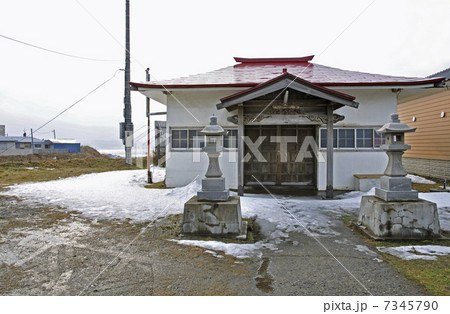 厳寒の江差・檜山神社 7345790