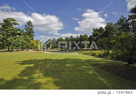 岩手県 平泉・毛越寺 大泉が池 岩手県 平泉・毛越寺 大泉が池 7347964