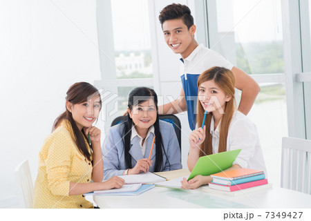 Teacher and students Teacher and students 7349427