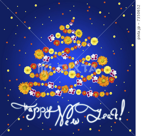 new year greeting card 7350652
