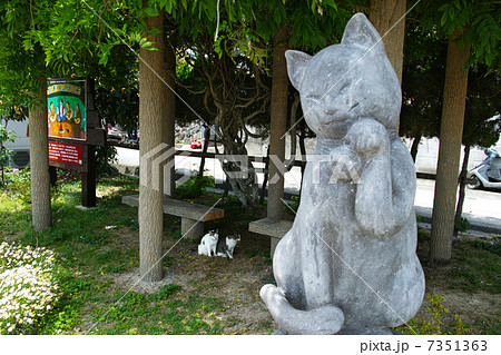 湯島　猫像 7351363