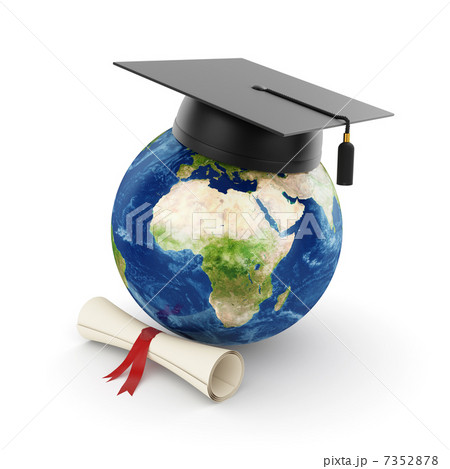Earth planet with graduation 7352878