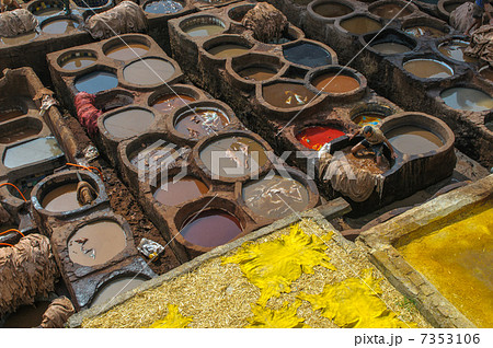 Tannery in Fez, Morocco Tannery in Fez, Morocco 7353106