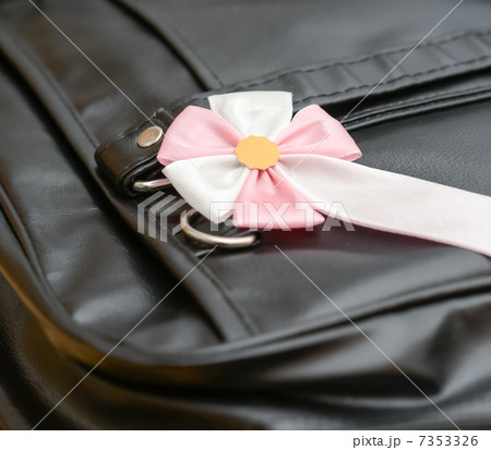 学生カバンと胸章 7353326