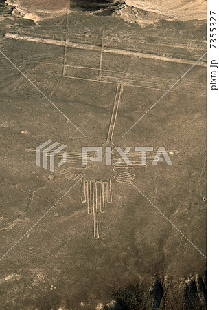 ナスカの地上絵のハチドリ 7355327