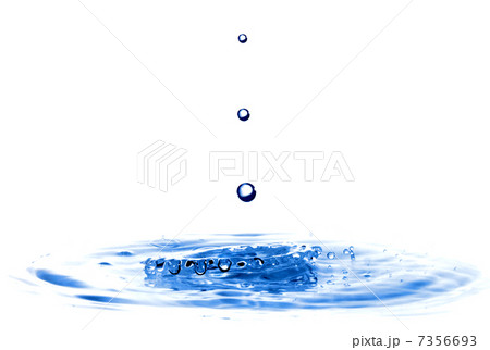 water splash with drops isolated on white water splash with drops isolated on white 7356693