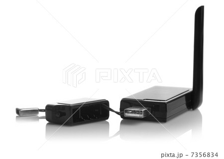 USB 3G modem isolated on white 7356834