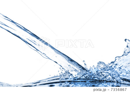 water splash with wave isolated on white water splash with wave isolated on white 7356867
