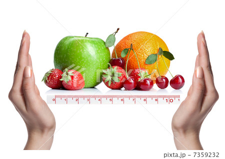 Summer fresh fruits isolated on white 7359232