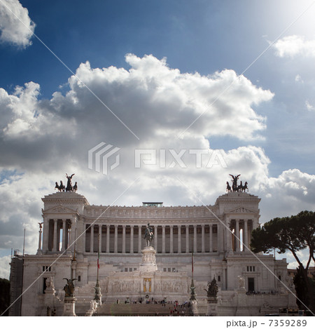 The Piazza Venezia, Vittorio Emanuele in Rome, Italy 7359289