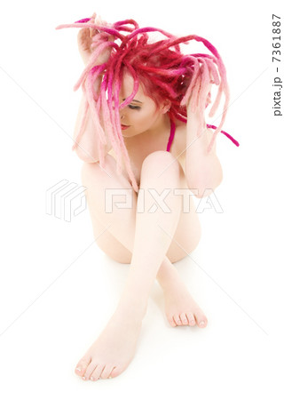 pink hair girl pink hair girl 7361887