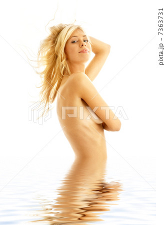 tanned blond in water #2 7363731