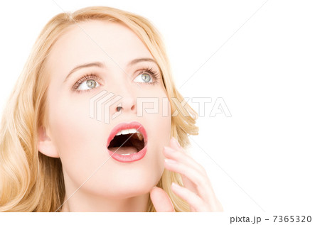 surprised woman face 7365320