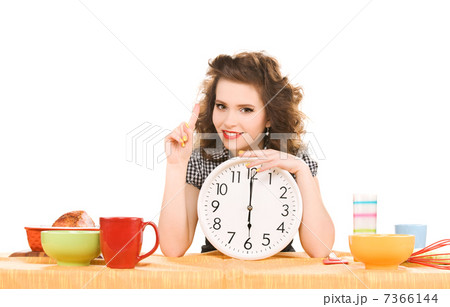 young attractive woman in the kitchen 7366144