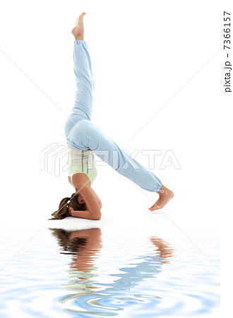 salamba sirsasana supported headstand on white sand #3 salamba sirsasana supported headstand on white sand #3 7366157