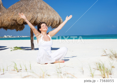 meditation on the beach meditation on the beach 7368055