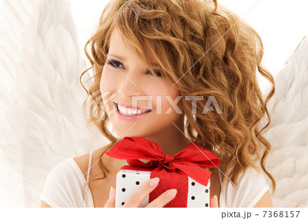 angel with gift angel with gift 7368157