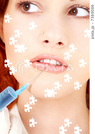 puzzle of lips enlargement procedure 7369086