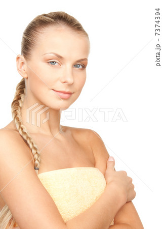 lovely woman in towel 7374394