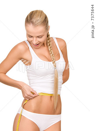 beautiful woman with measure tape beautiful woman with measure tape 7375644