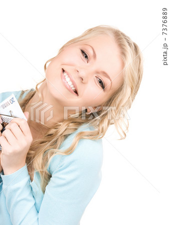 lovely woman with purse and money lovely woman with purse and money 7376889