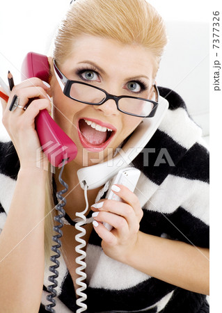 screaming businesswoman screaming businesswoman 7377326