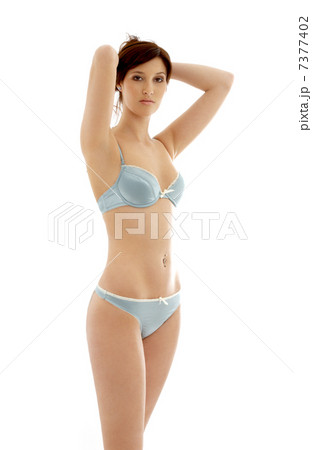 brunette in blue lingerie #3 brunette in blue lingerie #3 7377402
