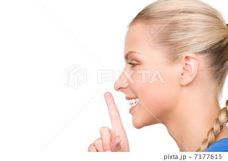 finger on lips finger on lips 7377615