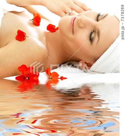 red petals spa with water #4 7378269