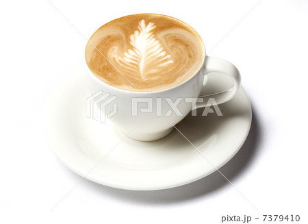 barista coffee cup isolated over white 7379410